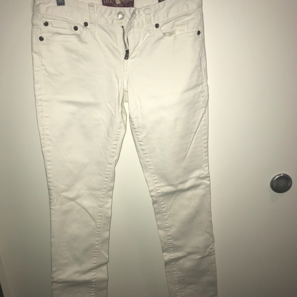 White Lucky Brand Jeans Size 2